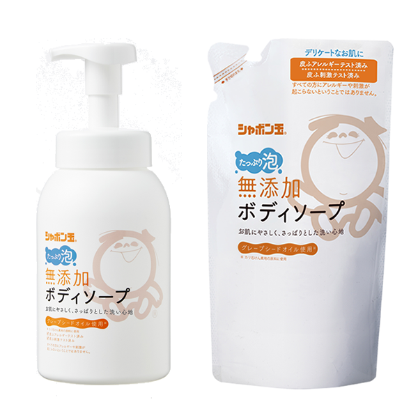 無添加ボディソープたっぷり泡 」新発売のお知らせ | ニュース