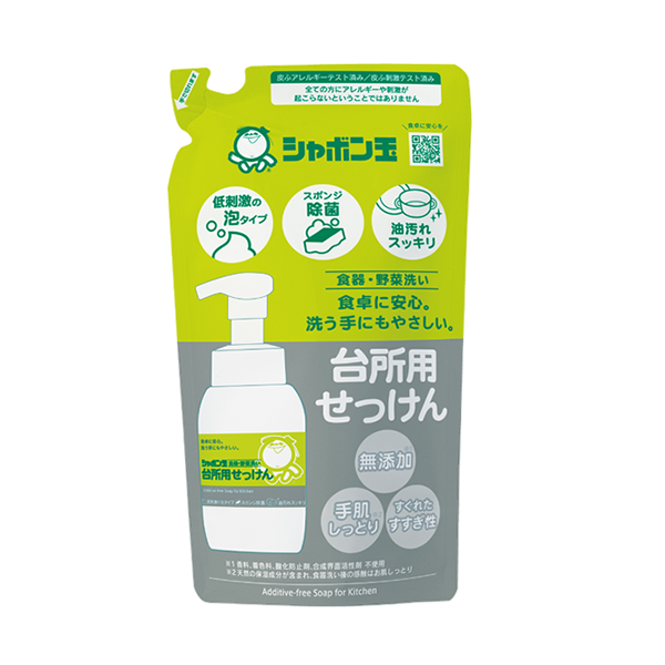 ■シャボン玉台所用せっけん泡タイプ詰替用（275ml）